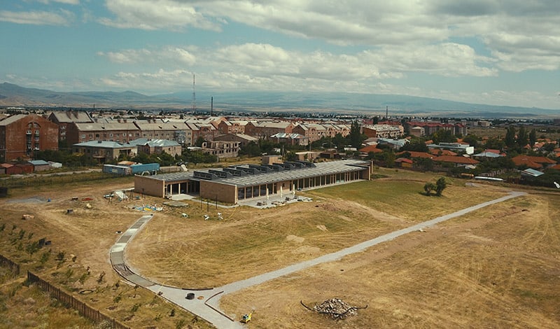 XAVA Rüttelsieb in Armenien bei Kindertagesstätte